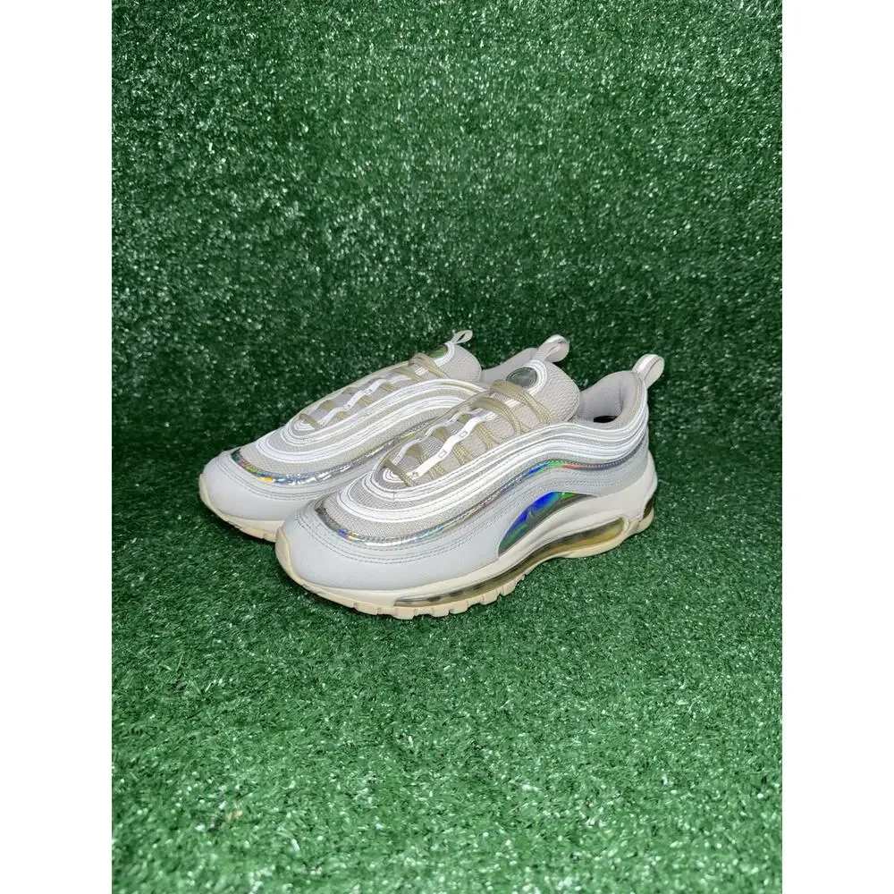Nike Air Max 97 Iridescent White Womens Size 6.5 Athletic Running Shoes Sneakers - Picture 4 of 11